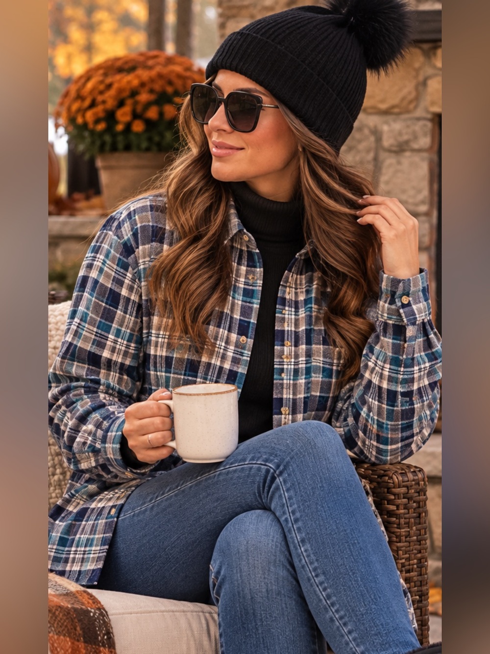RedHead Blue Plaid Shirt NEW size Small great for layering fall weather winter.
